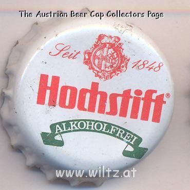 Beer cap Nr.10178: Hochstift Alkoholfrei produced by Hochstiftliches Brauhaus Fulda GmbH/Fulda