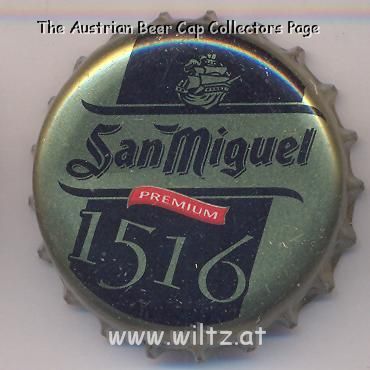 Beer cap Nr.10281: 1516 Premium produced by San Miguel/Barcelona