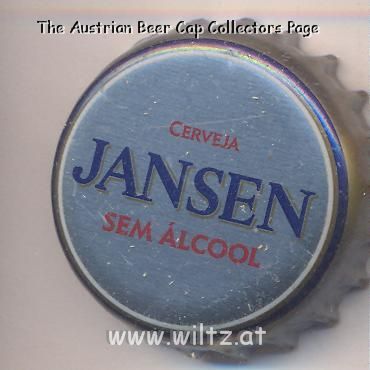 Beer cap Nr.10353: Cerveza Jansen Sem Alcohol produced by Central De Cervejas S.A./Vialonga