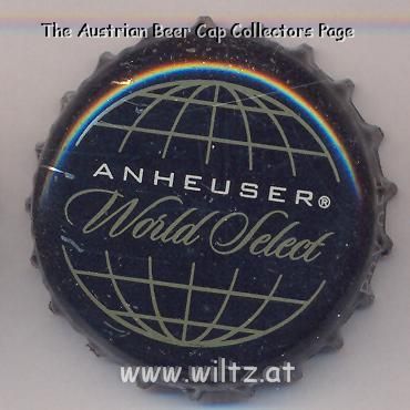 Beer cap Nr.10377: Anheuser World Select produced by Anheuser-Busch/St. Louis