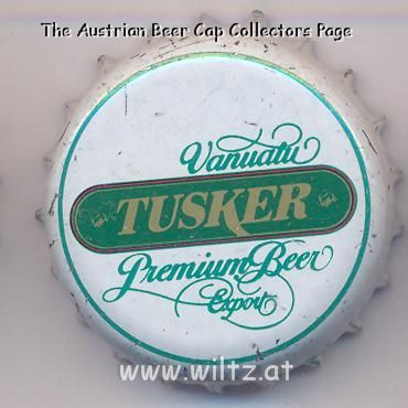 Beer cap Nr.10409: Tusker Premium Beer produced by National Breweries Limited/Port Vila