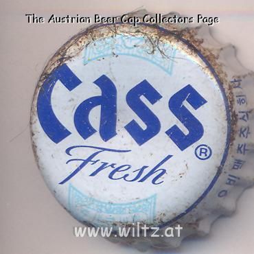 Beer cap Nr.10437: Cass Fresh produced by Oriental Brewery Co./Seoul