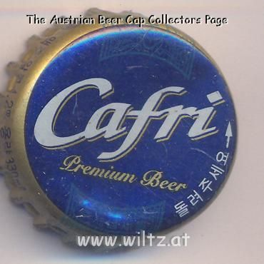 Beer cap Nr.10438: Cafri Premium Beer produced by Oriental Brewery Co./Seoul