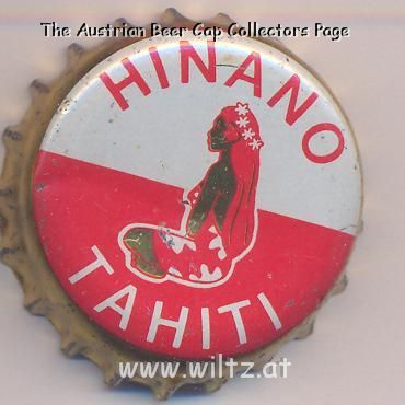 Beer cap Nr.10489: Hinano produced by Brasserie de Tahiti S.A/Papeete