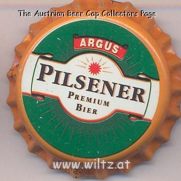 Beer cap Nr.10544: Argus Pilsener Premium Bier produced by Interbrew Breda/Breda