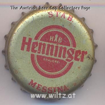 Beer cap Nr.10659: Birra Henninger produced by Heineken Italia S.p.A./Pollein