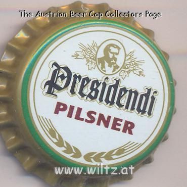 Beer cap Nr.10730: Presidendi Pilsner produced by Saku Brewery/Saku-Harju