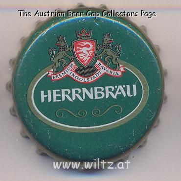 Beer cap Nr.10800: Herrnbräu Hefe-Weissbier produced by Bürgerliches Brauhaus Ingolstadt/Ingolstadt