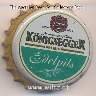 Beer cap Nr.10813: Königsegger Edelpils produced by Königsegger Walder Bräu AG/Königseggwald