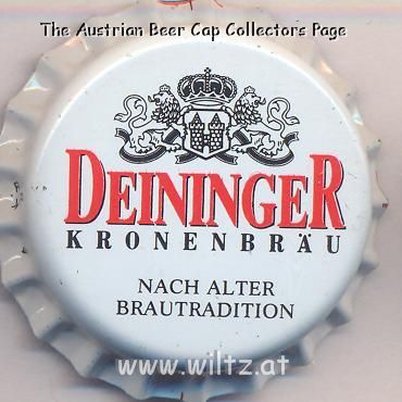 Beer cap Nr.10844: Export produced by Deininger Kronenbräu/Hof