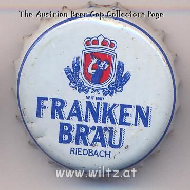 Beer cap Nr.10846: Weissbier produced by Franken Bräu/Riedbach