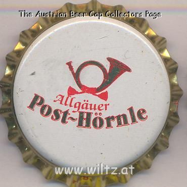 Beer cap Nr.10860: Allgäuer Post-Hörnle produced by Post Brauerei/Weiler