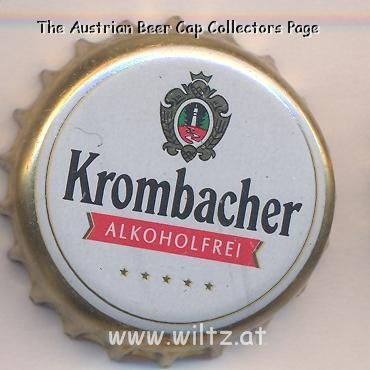 Beer cap Nr.10900: Krombacher Alkoholfrei produced by Krombacher Brauerei Bernard Schaedeberg GmbH & Co/Kreuztal