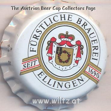 Beer cap Nr.10909: Fürst Carl produced by Fürstliche Brauerei Ellingen/Ellingen