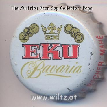 Beer cap Nr.10920: EKU Bavaria produced by Seychelles Breweries/Victoria