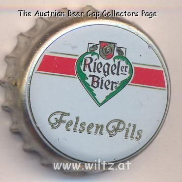 Beer cap Nr.10945: Felsen Pils produced by Riegeler/Riegel