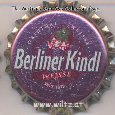 Beer cap Nr.11068: Berliner Kindl Weisse produced by Berliner Kindl Brauerei AG/Berlin