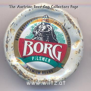 Beer cap Nr.11152: Borg Pilsner produced by Borg Bryggeri/Sarpsborg