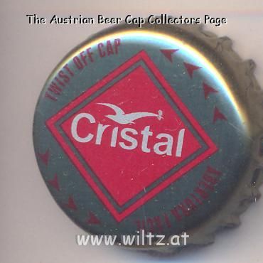 Beer cap Nr.11257: Cristal Pilsener produced by Unicer-Uniao Cervejeria/Leco Do Balio