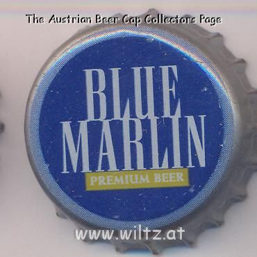 Beer cap Nr.11348: Blue Marlin Premium Beer produced by Mauritius Breweries Ltd/Phoenix