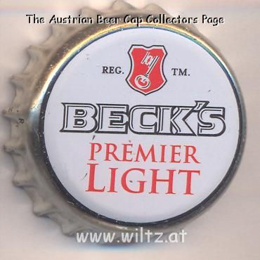 Beer cap Nr.11366: Beck's Premier Light produced by Brauerei Beck GmbH & Co KG/Bremen