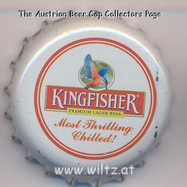 Beer cap Nr.11408: Kingfisher Premium Lager Beer produced by M/S United Breweries Ltd/Bangalore