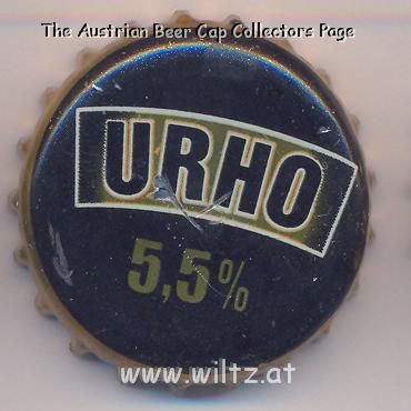 Beer cap Nr.11434: Urho 5,5% produced by Oy Hartwall Ab/Helsinki