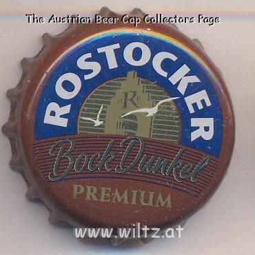 Beer cap Nr.11454: Rostocker Bock Dunkel produced by Rostocker Brauerei GmbH/Rostock