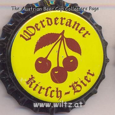 Beer cap Nr.11461: Werderaner Kirsch Bier produced by Neuzeller Kloster-Bräu/Neuzell