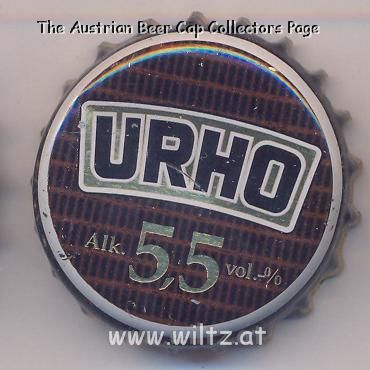 Beer cap Nr.11462: Urho 5,5 produced by Oy Hartwall Ab/Helsinki