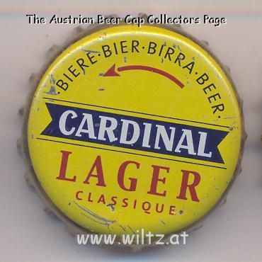 Beer cap Nr.11487: Cardinal Lager produced by Brasserie Du Cardinal Fribourg S.A./Fribourg