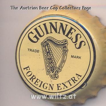 Beer cap Nr.11597: Guinness Foreign Extra produced by Arthur Guinness Son & Company/Dublin