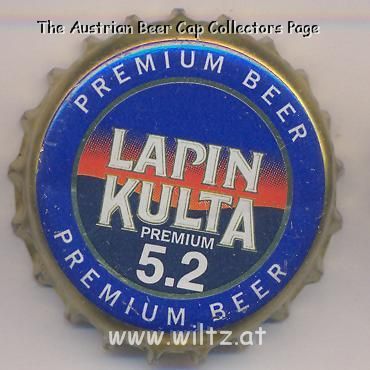 Beer cap Nr.11611: Lapin Kulta 5.2 produced by Oy Hartwall Ab Lapin Kulta/Tornio