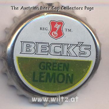 Beer cap Nr.11623: Green Lemon produced by Brauerei Beck GmbH & Co KG/Bremen