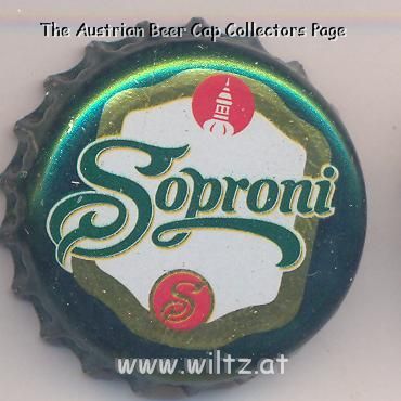 Beer cap Nr.11624: Soproni produced by Brau Union Hungria Sörgyrak Rt./Sopron