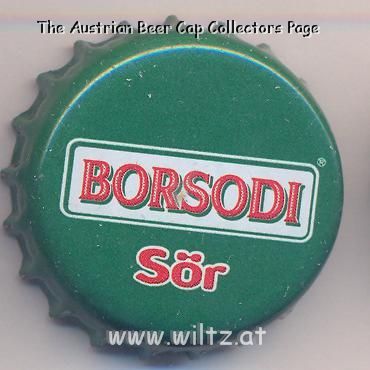 Beer cap Nr.11702: Borsodi Sör produced by Borsody Sörgyar Rt/Böcs
