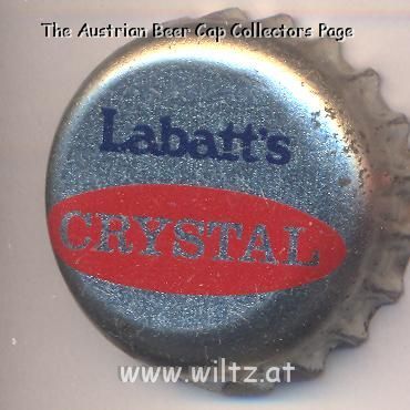 Beer cap Nr.11764: Crystal produced by Labatt Brewing/Ontario