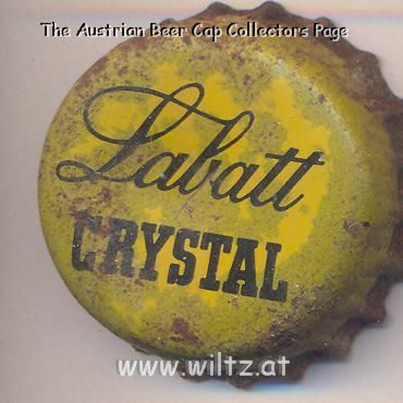 Beer cap Nr.11835: Labatt Crystall produced by Labatt Brewing/Ontario