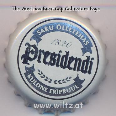 Beer cap Nr.11891: Presidendi produced by Saku Brewery/Saku-Harju