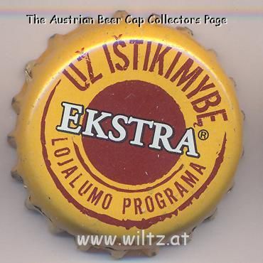 Beer cap Nr.11942: Ekstra produced by Svyturys/Klaipeda