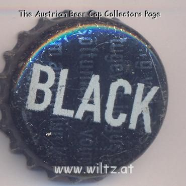 Beer cap Nr.11970: Black produced by A.LeCoq Brewery (Olvi Oy)/Tartu