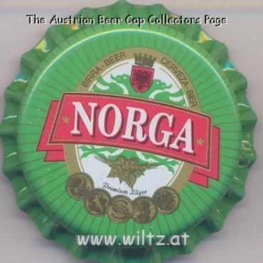 Beer cap Nr.12017: Norga produced by NORGA sh.p.k./Vlöre