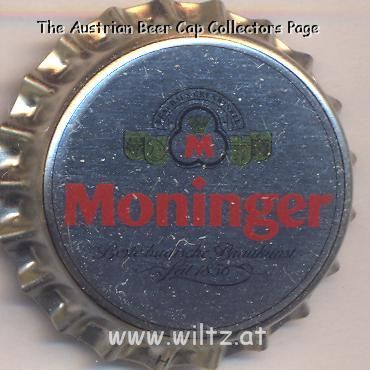 Beer cap Nr.12265: Moninger produced by Brauhaus Grünwinkel/Karlsruhe