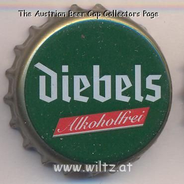 Beer cap Nr.12268: Diebels Alkoholfrei produced by Diebels GmbH & Co. KG Privatbrauerei/Issum