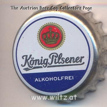 Beer cap Nr.12309: König Pilsener Alkoholfrei produced by König-Brauerei GmbH & Co. KG/Duisburg