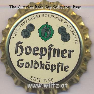 Beer cap Nr.12316: Goldköpfle produced by Privatbrauerei Hoepfner/Karlsruhe