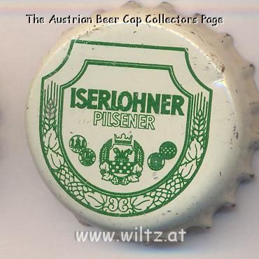 Beer cap Nr.12320: Iserlohner Pilsener produced by Iserlohn GmbH/Iserlohn