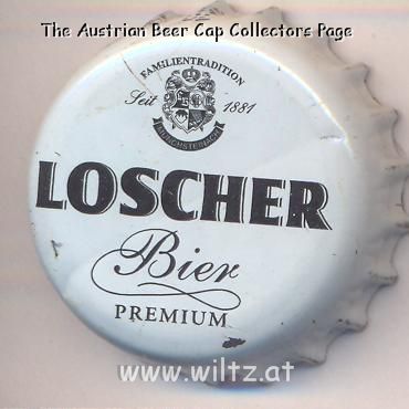 Beer cap Nr.12351: Loscher Bier Premium produced by Brauerei Loscher KG/Münchsteinach