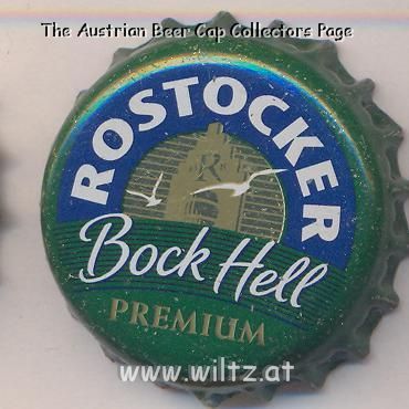 Beer cap Nr.12360: Rostocker Bock Hell Premium produced by Rostocker Brauerei GmbH/Rostock