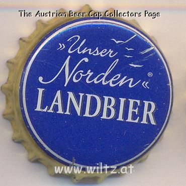 Beer cap Nr.12395: Landbier produced by Flensburger Brauerei Emil Petersen GmbH & Co. KG/Flensburg